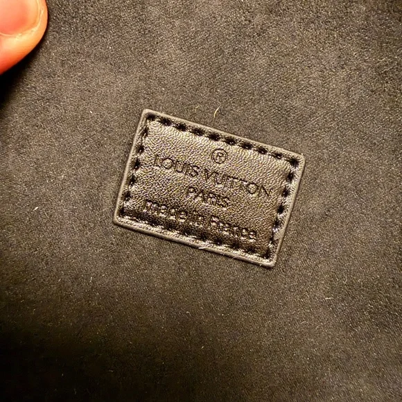 Louis Vuitton Cannes reverse monogram bag black brown